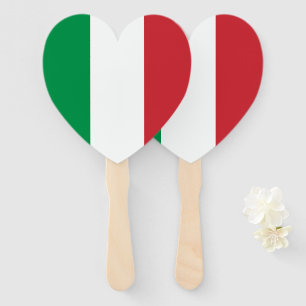 Éventail Drapeau italien Italie fête de mariage personnalis