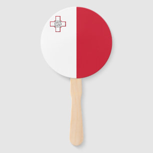 Éventail Drapeau Malte