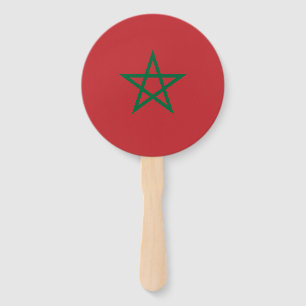 Éventail Drapeau Maroc