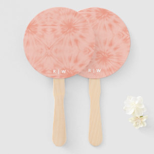 Éventail Dye   Coral Pink Modern Pastel