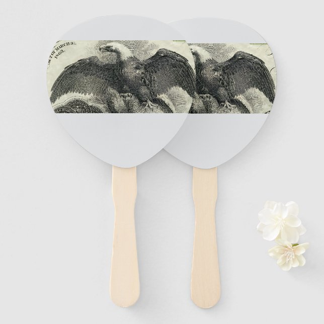 Éventail Eagle (Devant et derrière)