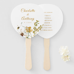 Éventail Elégant délice Floral Secret Jardin Mariage