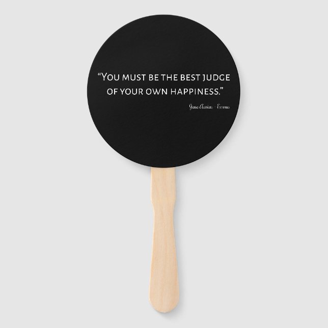 Éventail Emma De Jane Austen Citation I (Devant)