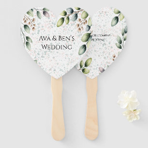 Éventail Encre Alcoolique Mariage Eucalyptus Blush