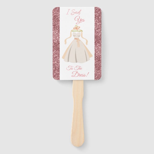 Éventail Ensemble de fans - Oui à la robe (Devant)