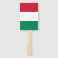 Ensemble de ventilateur à main avec drapeau de la 