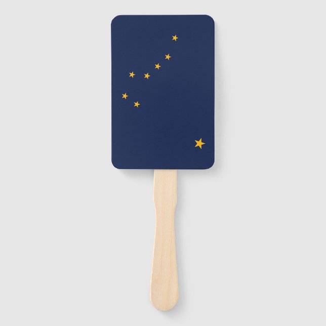 Éventail Ensemble de ventilateur à main avec drapeau de l'A (Devant)
