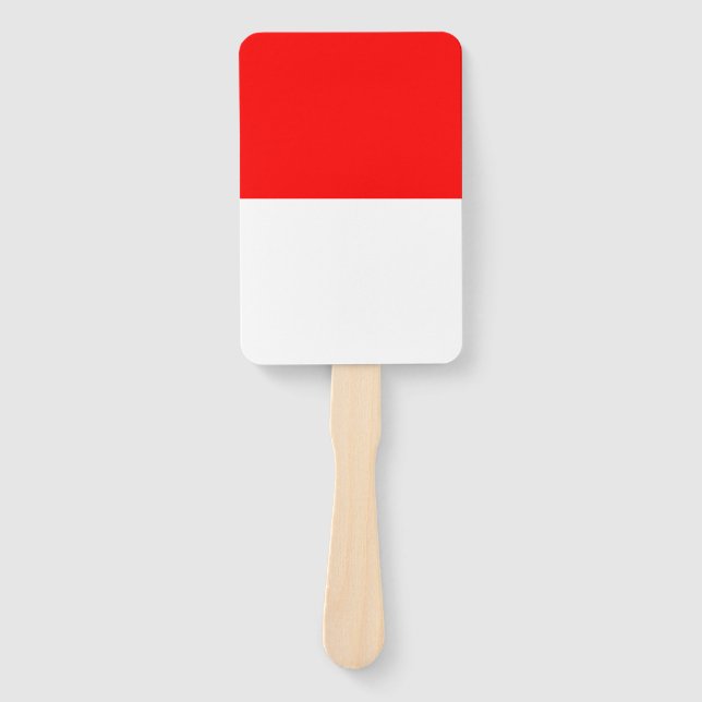 Éventail Ensemble de ventilateur à main avec drapeau d'Indo (Devant)