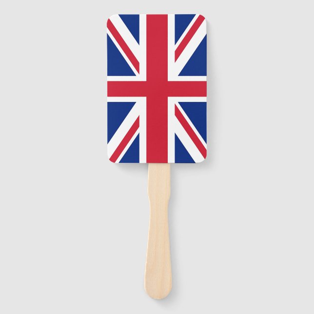 Éventail Ensemble de ventilateur à main avec drapeau du Roy (Devant)