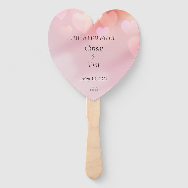 Éventail Ensemble de ventilateurs Mariages (Devant)