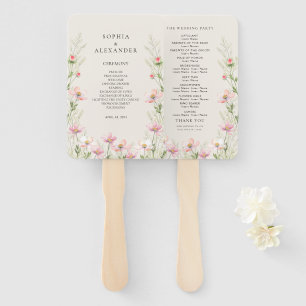 Éventail Ensemble de ventilateurs pour un mariage fleur sau