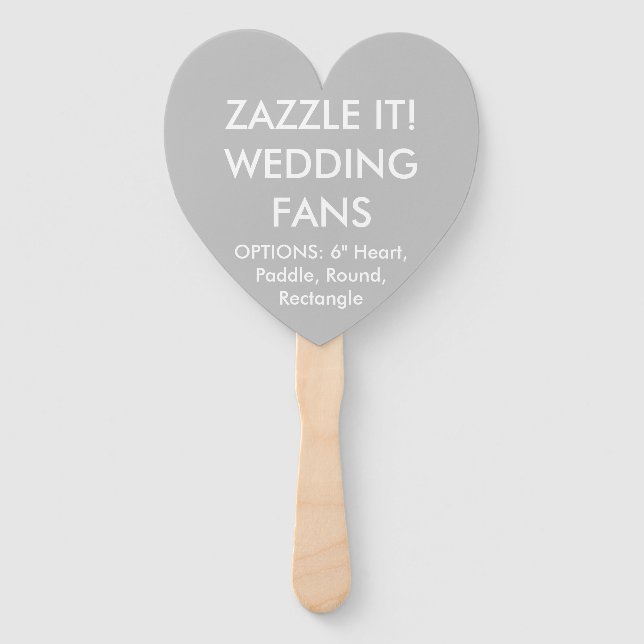 Éventail FANS MARIAGES Personnalisés EN SILVER GRAS (Devant)