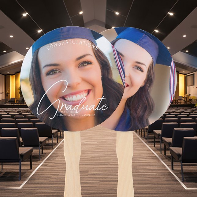 Éventail Félicitations à la mode Diplômé Photo (Créateur téléchargé)