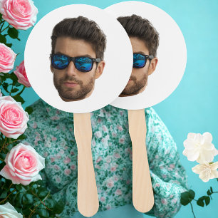 Éventail Fête Bachelorette Coupe-Visage Personnalisée Anniv