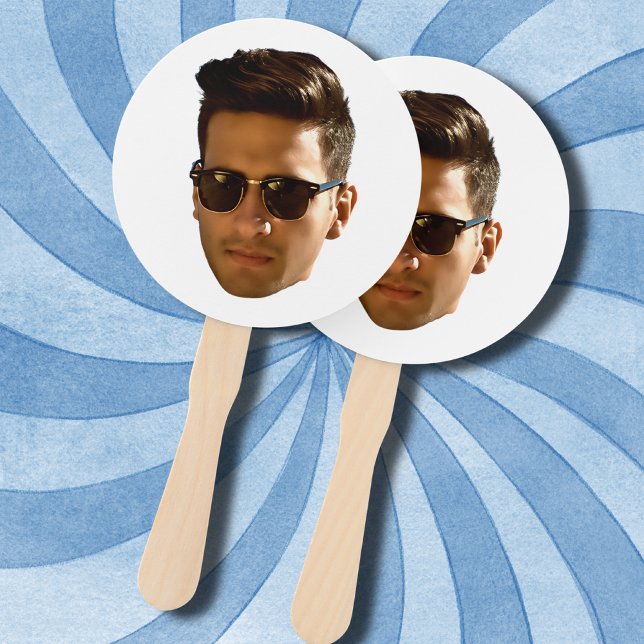 Éventail Fête Bachelorette Coupe-Visage Personnalisée Anniv (Créateur téléchargé)