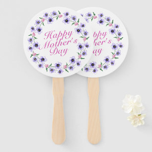 Éventail Fête des Mères Fête Florale Ventilateur à main