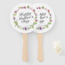 Éventail Fête des Mères Fête Florale Ventilateur à main