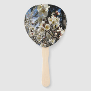 Éventail Fleur de cerisier blanc / Sakura / ク(桜)