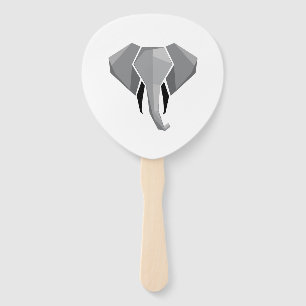 Éventail Formes simples Géométrie Tête d'éléphant