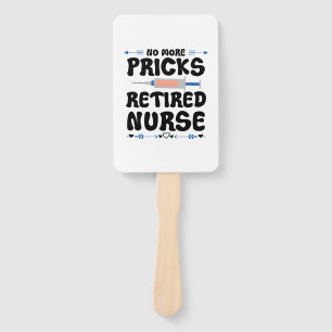 Éventail Funny Infirmière à la retraite - Soins infirmiers 