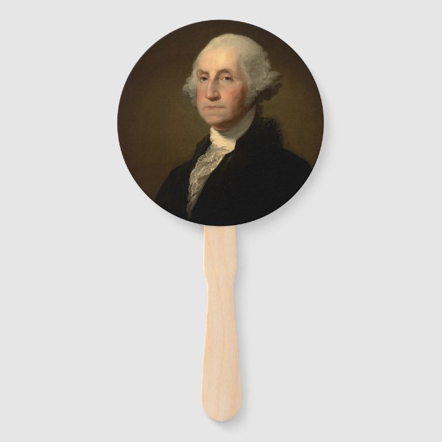 Éventail George Washington 1er président américain par Stua (Devant)