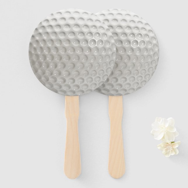 Éventail Golf Ball Sport (Devant et derrière)
