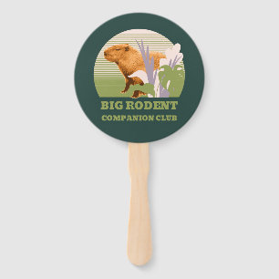 Éventail Grand Club de Compagnons Rongeurs Capybara