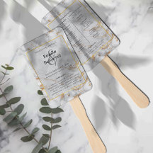 Gris et or Marbre Agate Élégant programme de maria