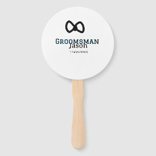 Éventail Groom Squad groomsman bachelorparty ajouter le nom