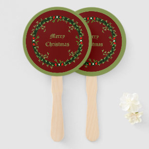 Éventail Guirlande de Noël gothique personnalisée