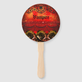 Éventail Halloween éffrayant vampire