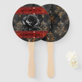 Éventail Halloween éffrayant vampire