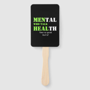 Éventail HOMMES QUI PARLENT GUÉRIR Mens Santé mentale
