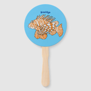 Éventail Illustration de Happy lionfish