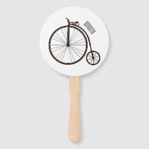 Éventail Illustration de la bande dessinée de vélo à grande