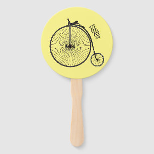 Éventail Illustration de la bande dessinée de vélo à grande