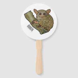 Éventail Illustration de Tarsier