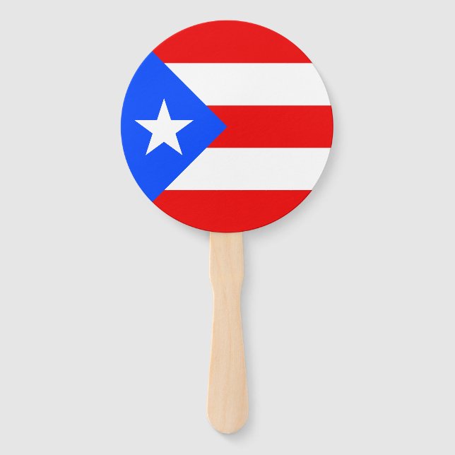 Éventail Indicateur Porto Rico (Devant)