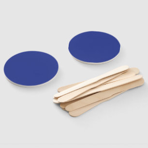 Éventail Invitation de mariage minimal audacieuse en bleu p