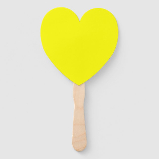 Éventail jaune brillant (Devant)