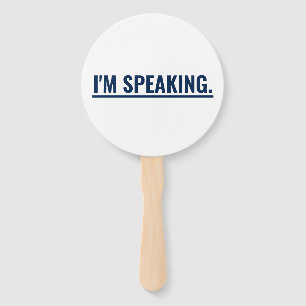 Éventail Je parle Kamala Harris Talking Stick