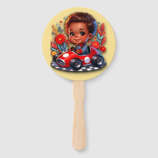 Éventail Je suis prêt à courir (Devant)