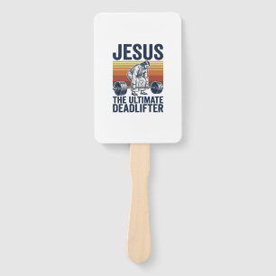 Éventail Jésus Le Levage de poids Ultime T-shirt de Gym Vin