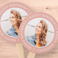 Joyeux anniversaire simple Preppy moderne photo pe