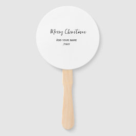 Éventail Joyeux Noël ajouter texte moderne simple