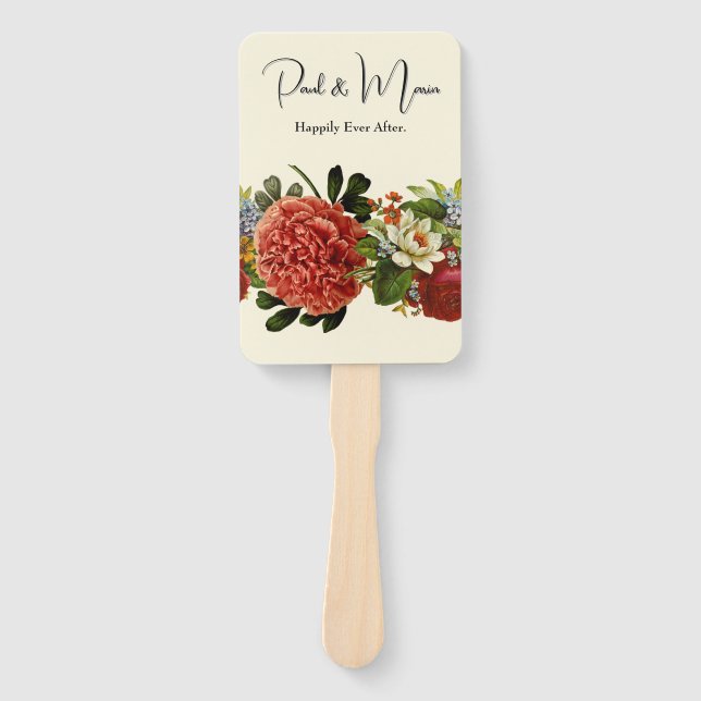 Éventail Joyeux toujours après BOHO tapisserie florale rétr (Devant)