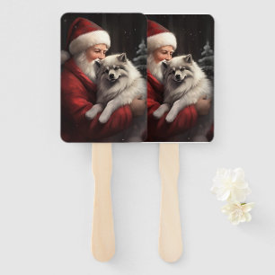 Éventail Keeshony Avec Noël Festif Du Père Noël