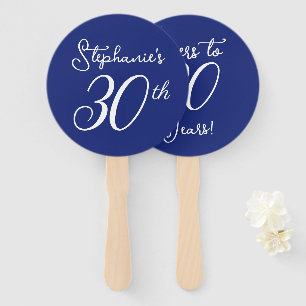Éventail La Marine Bleue salue à 30 ans 30e anniversaire fê