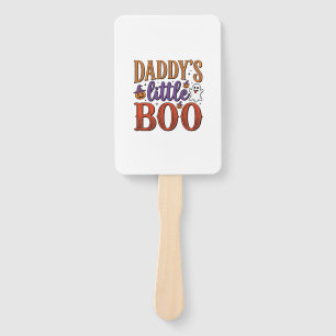 Éventail La petite Boo de papa Halloween vintage