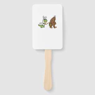 Éventail Lapin de Pâques Dino Bigfoot Sasquatch Trex Hommes